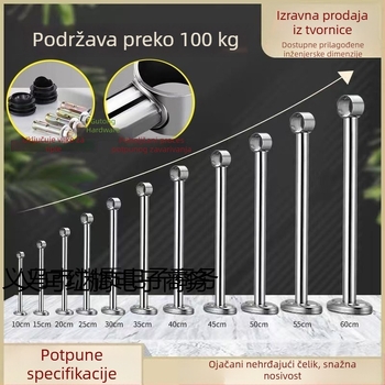 Držač za sušenje od 304 nehrđajućeg čelika, balkon, stropni fiksni jednoplošni dizajn, kućna upotreba