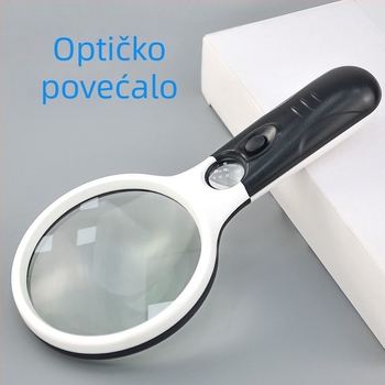 Ručna lupa s osvjetljenjem, ultra visoka razlučivost za starije osobe, za čitanje, prijenosna