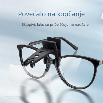 Naočale s klipsom za presbiopiju, nosive na glavi, HD naočale za muškarce i starije osobe