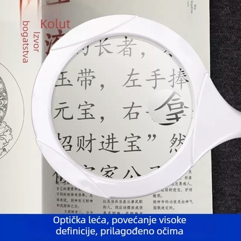 Sklopiva stolna lupa s osvjetljenjem, 10× optičko povećanje, za vez, popravke i graviranje