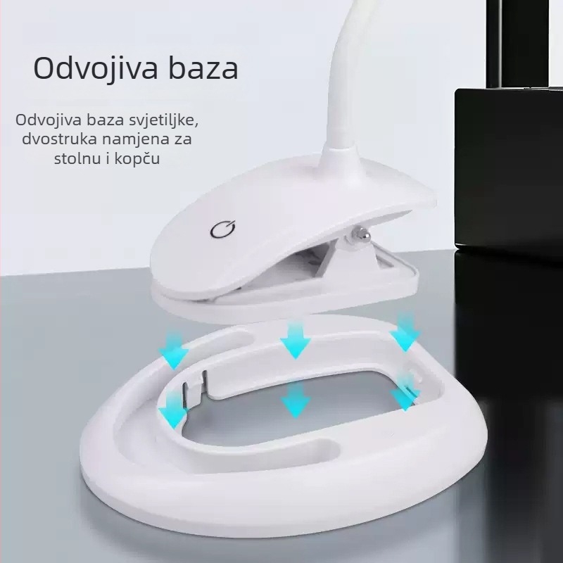 Sklopiva stolna lupa s osvjetljenjem, 10× optičko povećanje, za vez, popravke i graviranje