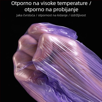 Smeće vreće s vrpcom, ekstra debeli, velike, crne, 300 kom