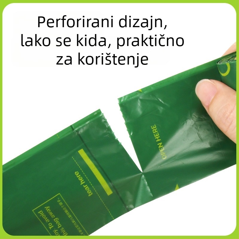 Male prijenosne vrećice za izmet pasa i mačaka, debele, ekološki otisnute