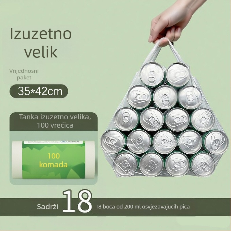Torba za očuvanje svježine u vest-stilu, vrećica za pakiranje voća, debeli jednokratni plastični omotač, vrećica za kuhinjske otpatke