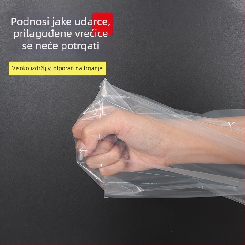 Jednokratne vrećice za čaj s mlijekom, prozirne plastične vrećice za pakiranje napitka, za jedne i dvije čaše, debele