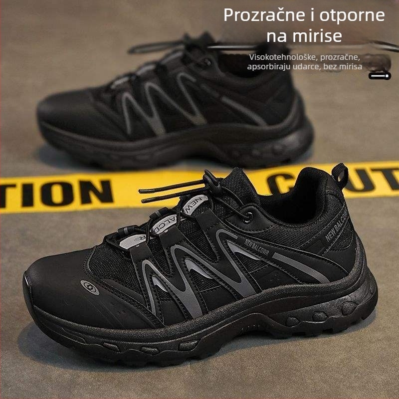 Muške ljetne tenisice od prozračne mreže, udobne za trčanje, s debelim potplatom, za planinarenje na otvorenom