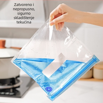 Debela vakuumska vrećica za hranu, očuvanje svježine, za hladnjak i zamrzivač, vrećica za vakuumsko zatvaranje povrća i namirnica