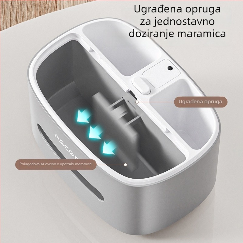 Kutija za maramice s držačem za daljinski upravljač, stolni organizator za dnevni boravak i stol za kavu, višefunkcionalni, lagani luksuz, model 2025