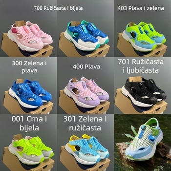YSS Velcro sandale s velikim mrežastim gornjim dijelom, ljetne plažne tenisice, unisex sportske tenisice za odrasle i djecu