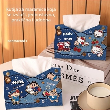 KT Xiaoxin Slatka crtana kutija za maramice – vrhunska stolna kutija za dom i dnevni boravak