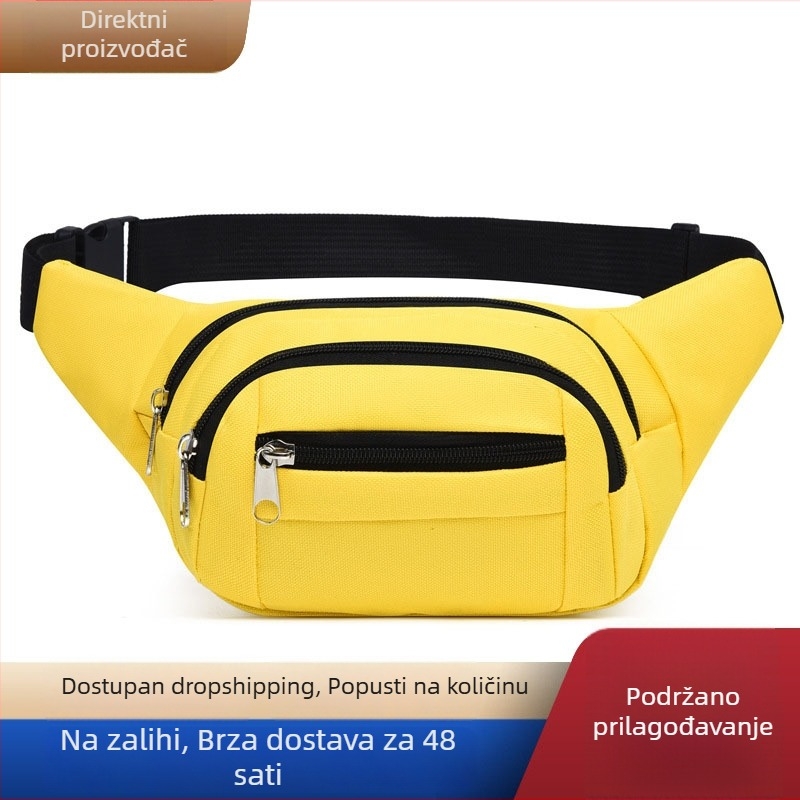 Ženska torbica za pojas i prsa, proljeće 2026, outdoor casual, šarena Oxford tkanina, moderni višeslojni organizator za telefon