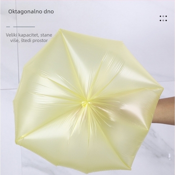 Velike vrećice za smeće u roli za kućnu upotrebu, crne plastične vrećice za kuhinju i dom učenika, debele vrećice za čišćenje