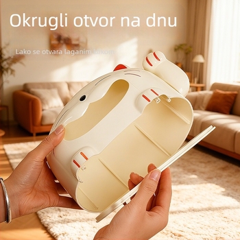 Kutija za maramice Lucky Cat – dekorativni stolni dodatak za dom i dnevni boravak