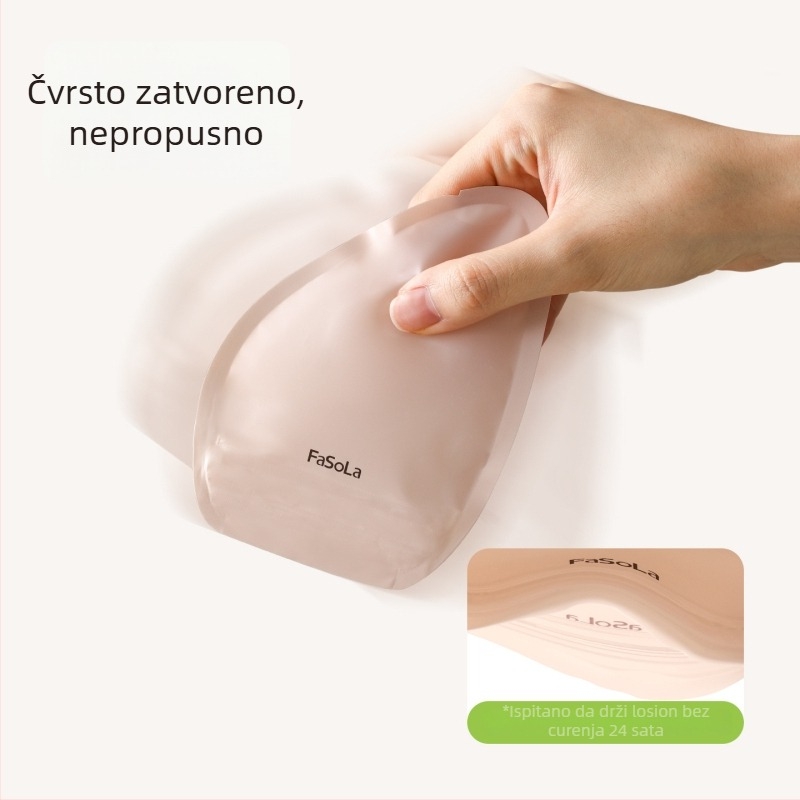 FaSoLa putne vrećice za ponovno punjenje za kozmetiku, losion i gel za tuširanje, vrećice za uzorke, prenosne za putovanja i poslovna putovanja