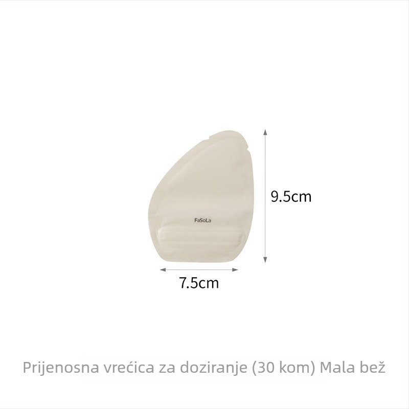 FaSoLa putne vrećice za ponovno punjenje za kozmetiku, losion i gel za tuširanje, vrećice za uzorke, prenosne za putovanja i poslovna putovanja