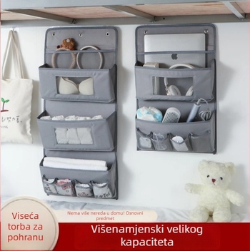 Višeslojna zidna torba za pohranu, organizator za kozmetiku i sitnice