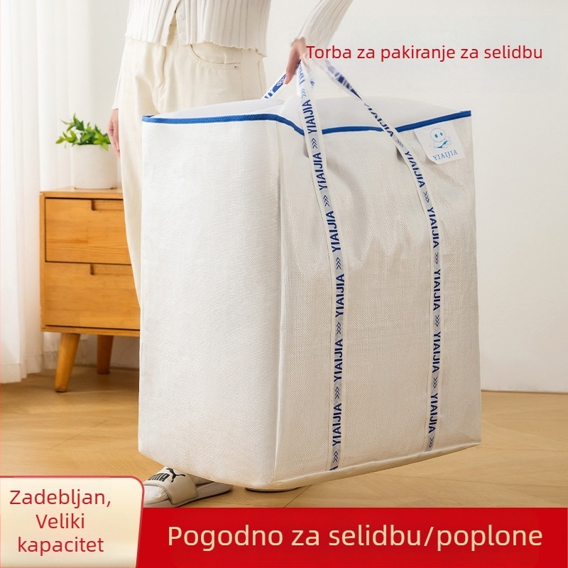Torbe za preseljenje i pakiranje, vreće za pohranu deka i odjeće, platnene vreće s uzorkom kože zmije, vreće za pohranu odjeće