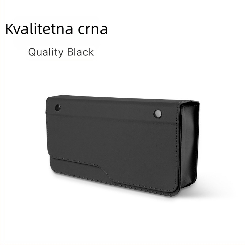 Kožna kutija za maramice u automobilu, viseća na sunčanom viziru