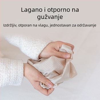 Četverodijelni set kompresijskih vrećica za putovanja – otporne na vlagu i prašinu, vreće za pohranu prtljage s velikim kapacitetom, za kućnu upotrebu