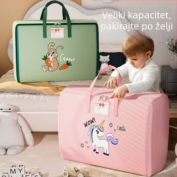 Vreća za pohranu deke od Oxford platna, za učenike i vrtić, otporna na vlagu, ručno nošenje
