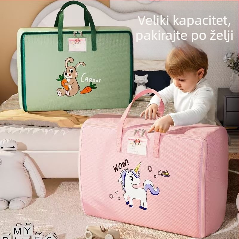 Vreća za pohranu deke od Oxford platna, za učenike i vrtić, otporna na vlagu, ručno nošenje