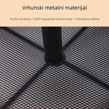 Nordijski stil željezna posuda za voće za stol, s otvorenom mrežom, za pohranu voća i kruha