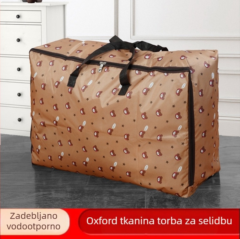 Torba za preseljenje od Oxford tkanine, vodootporna, velika kapaciteta, višenamjenska za preseljenje, putovanja i plažu