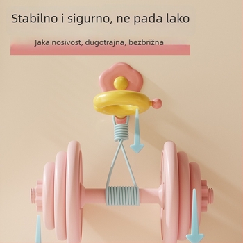 Dopamine držač sušila za kosu s policom za cvijeće, zidni dodatak za kupaonicu