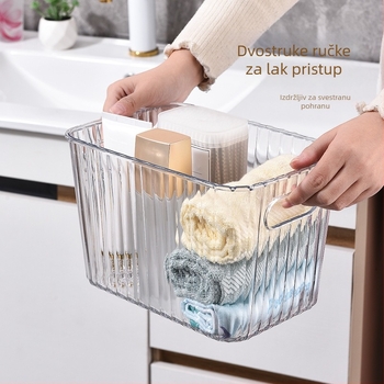 Nova višenamjenska stolna organizator kutija velikog kapaciteta za kozmetiku, grickalice i sitnice