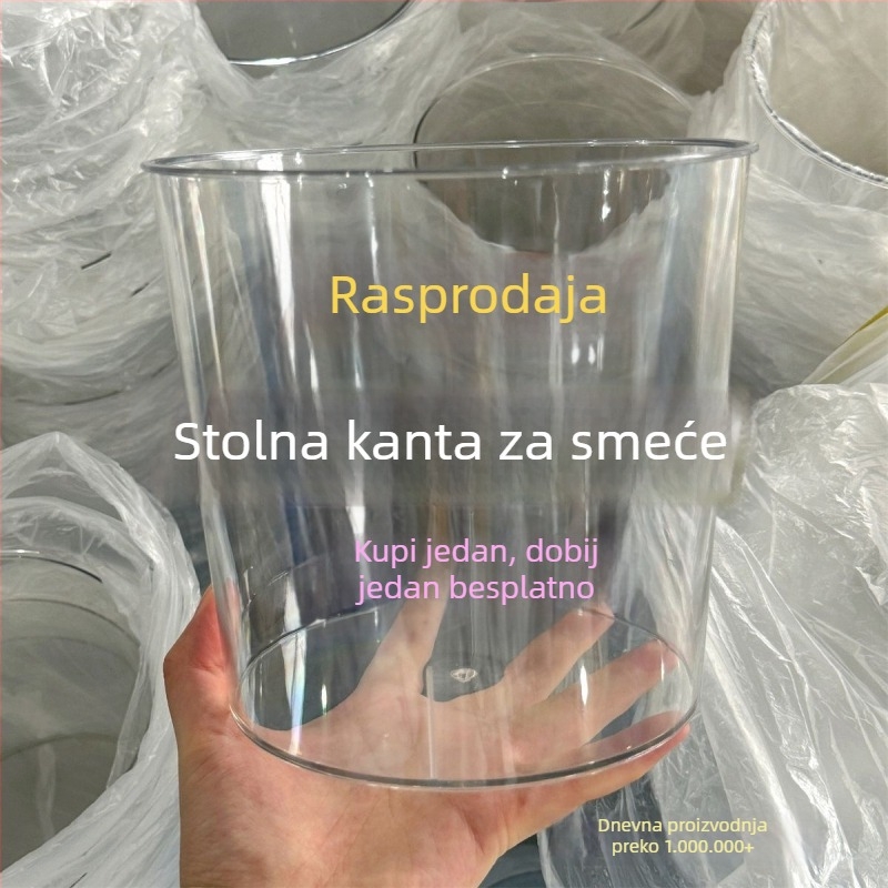 Prozirna kutija za pohranu, 6 L, ekstra velika, čvrst plastični materijal, za kuću i ured