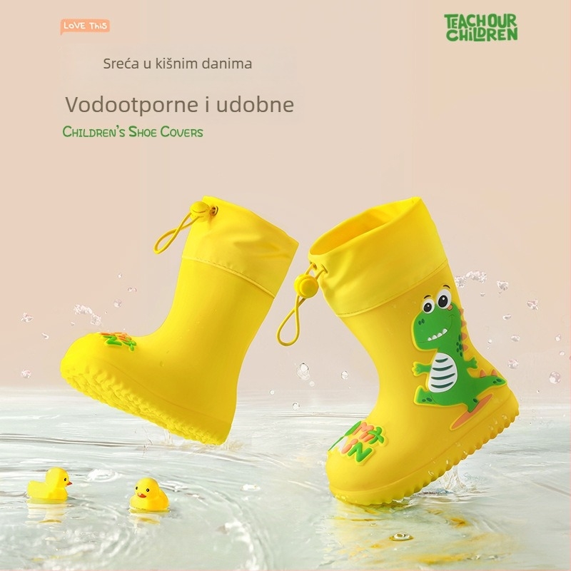Dječje kišne čizme za dječake i djevojčice, protuklizne, vodootporne, pogodne za malu djecu i učenike