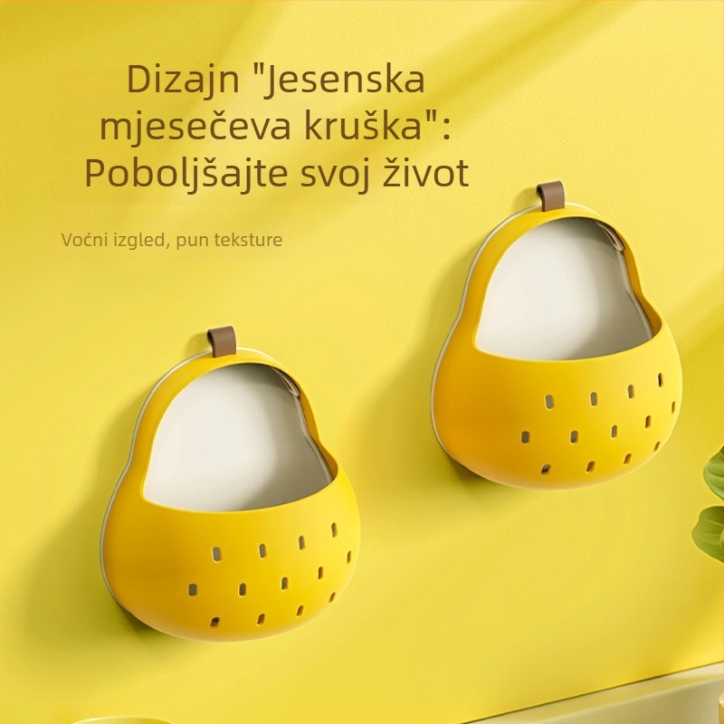 Zabavna magnetska kutija za zidno skladištenje s motivom Autumn Moon Pear, slatko crtani dizajn za kućnu upotrebu