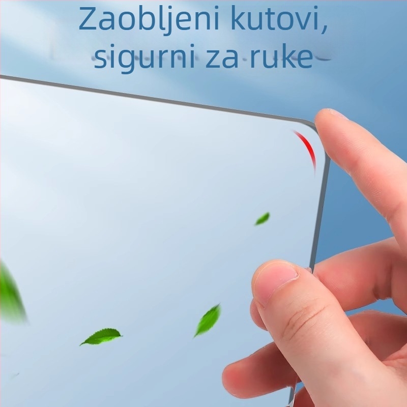 Prozirni akrilni držač knjiga za studente, kompaktna stolna knjižnica, fiksni dijeljivač za pohranu knjiga