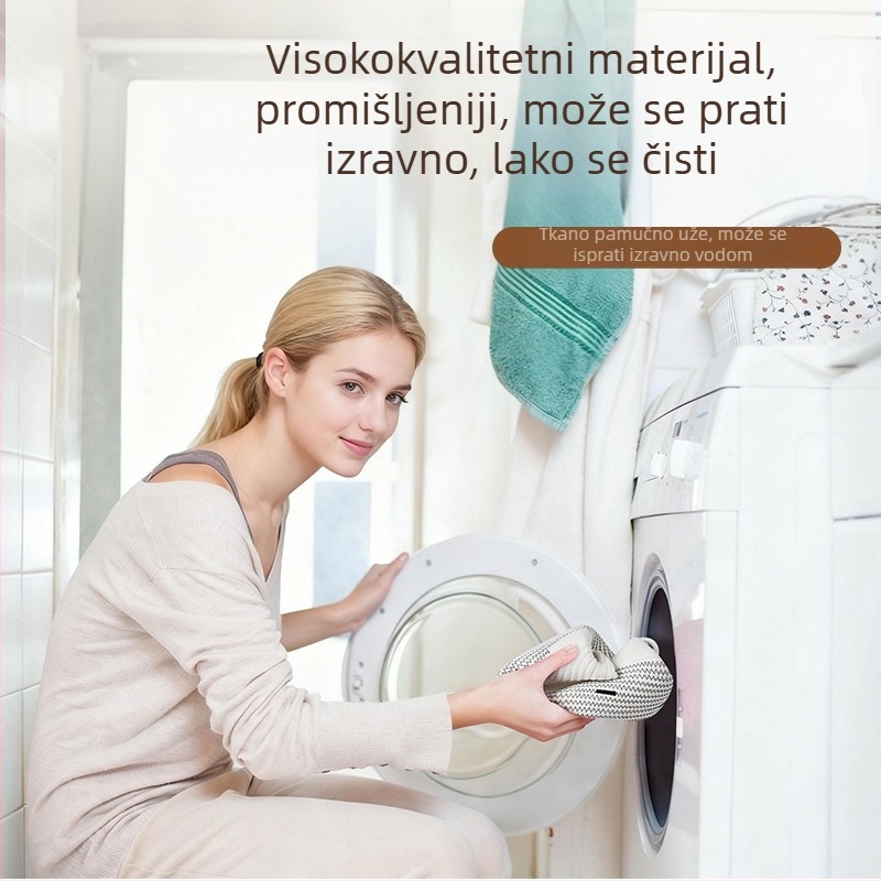 Minimalistički pleteni mali stolni organizator za pohranu