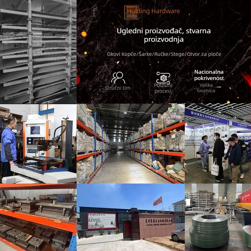 Brava i kopča od nehrđajućeg čelika 304 za izolirane bačve i kutije za alate