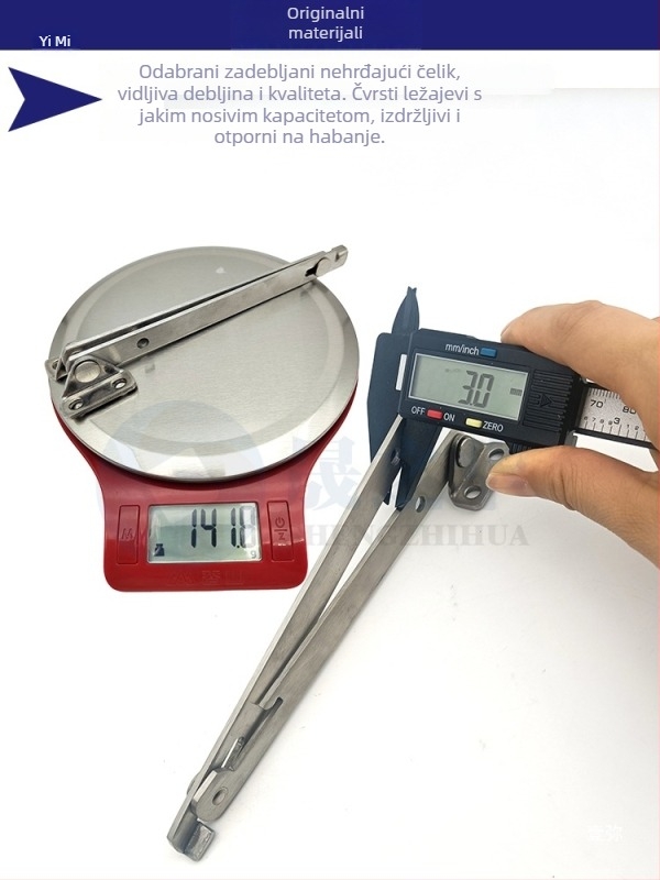 Držač vrata ormarića s produženjem, dvostruko sklopni šarniri, zatvarač vrata i držač s automatskim zaključavanjem