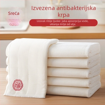Antibakterijska kuhinjska krpa za suđe, debela i vrlo upijajuća, otporna na masnoće za dezinfekciju površina