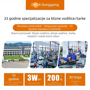 D8 hidraulični šarni r za kuhinjska vrata s bufferom, tiši amortizer, metalni hardver
