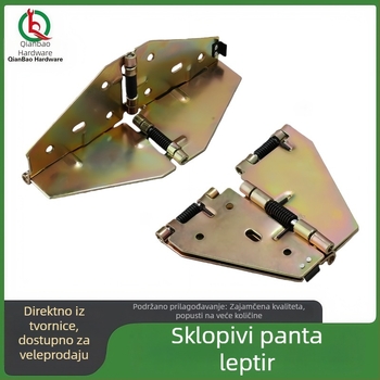 Leptir šarnir za sklopivi kauč s podesivim kutem naslona, metalni