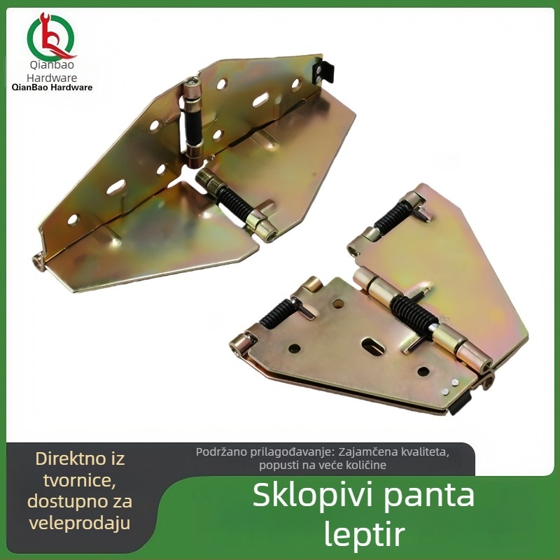 Leptir šarnir za sklopivi kauč s podesivim kutem naslona, metalni