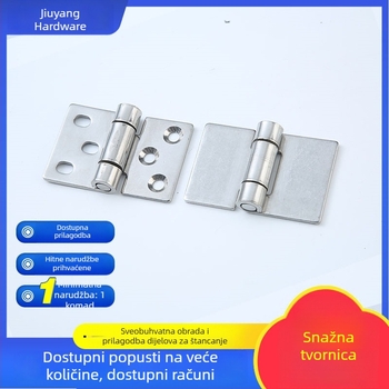 Jiuyang Hardware 304 nehrđajući čelik industrijski teški šarka 50x75x3 mm