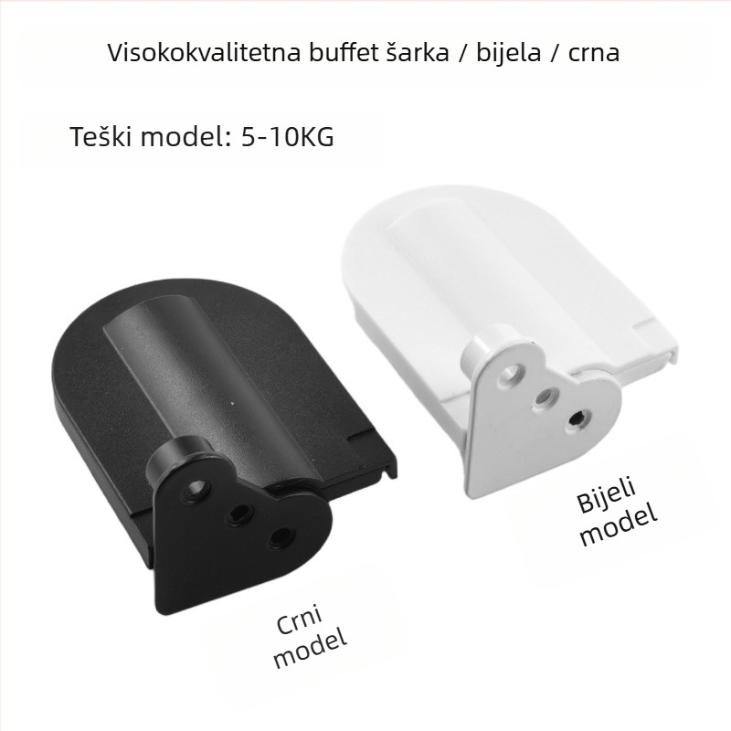 Set šarki za toaletni stol s preklopnim ogledalom i amortizerom za vrata ormara