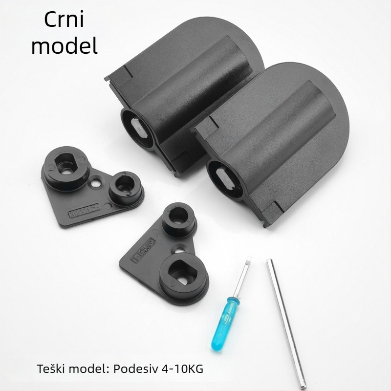Set šarki za toaletni stol s preklopnim ogledalom i amortizerom za vrata ormara