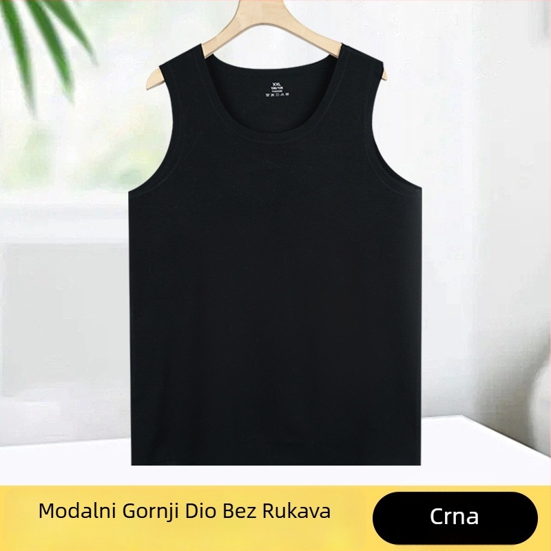 Muški sportski potkošuljak bez rukava, lagan, prozračan, brzo se suši, modal