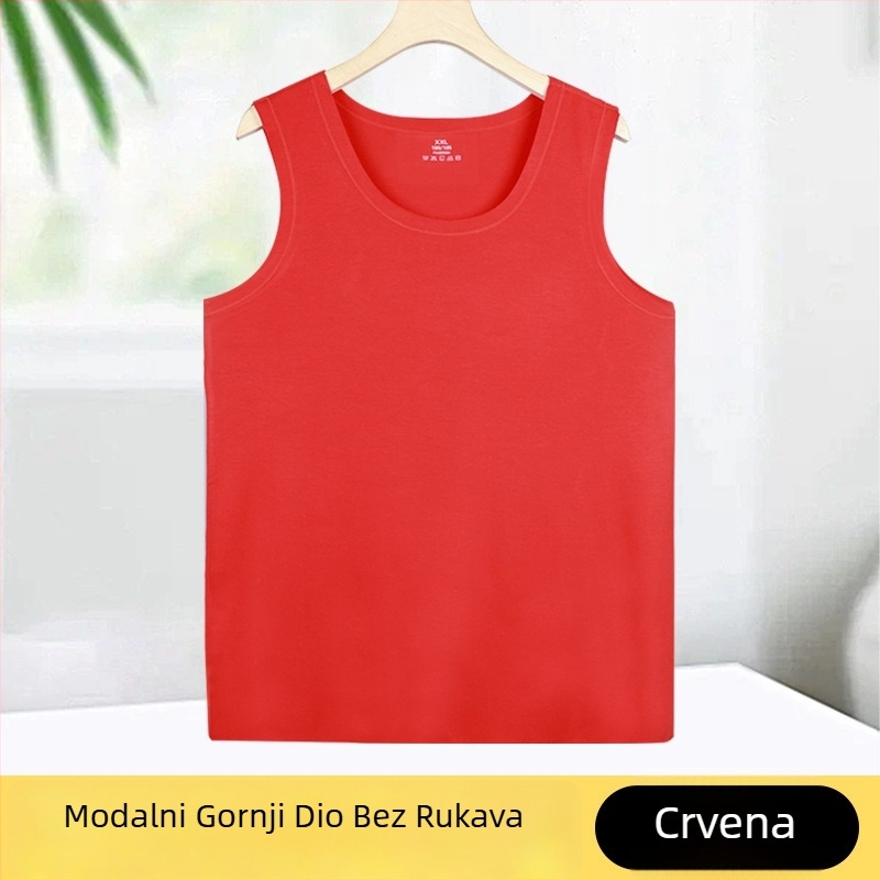 Muški sportski potkošuljak bez rukava, lagan, prozračan, brzo se suši, modal