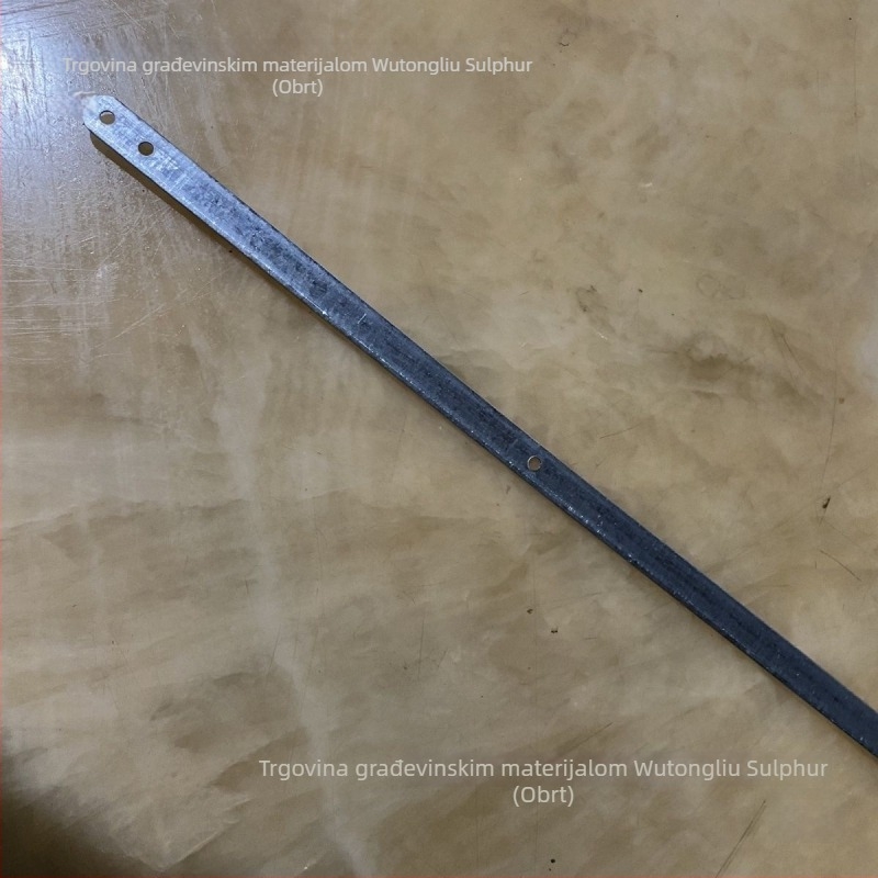 1 m galvanizirana perforirana željezna šipka – ravna šipka s pločom za pričvršćivanje