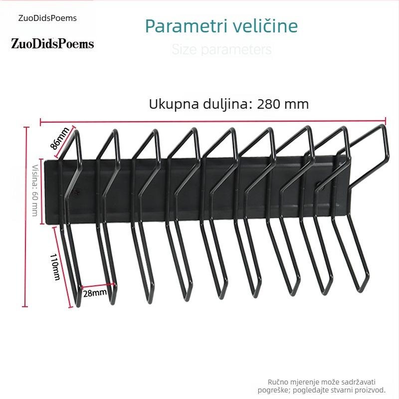 Stalak za uzorkovanje ploča za garderobu i ormar, zidni nosač ploča za boje pločice s marmornim aluminijskim pločicama, showroom, moderan minimalistički stil