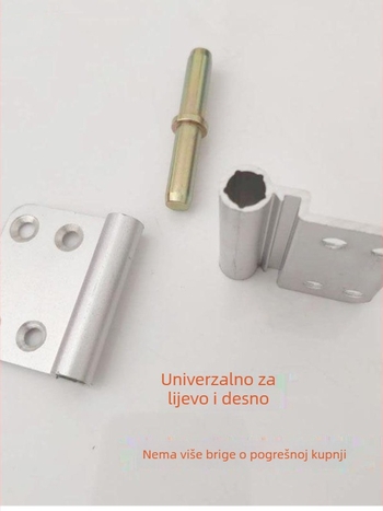 Šarke za vrata od aluminijske legure za kupaonicu i WC, pribor od nehrđajućeg čelika