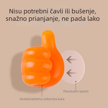 Organizator kablova s kukom u obliku palca — sladak stolni organizator za kabele