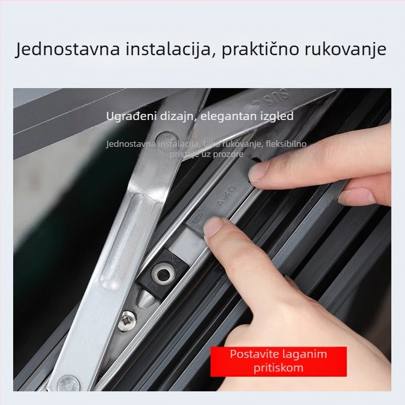Sigurnosni zatvarač za prozore od aluminijske legure s ograničivačem za otvaranje i klizne prozore